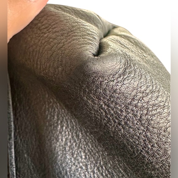 Margot Genuine Leather Backpack with Gold Accents - Picture 5 of 8